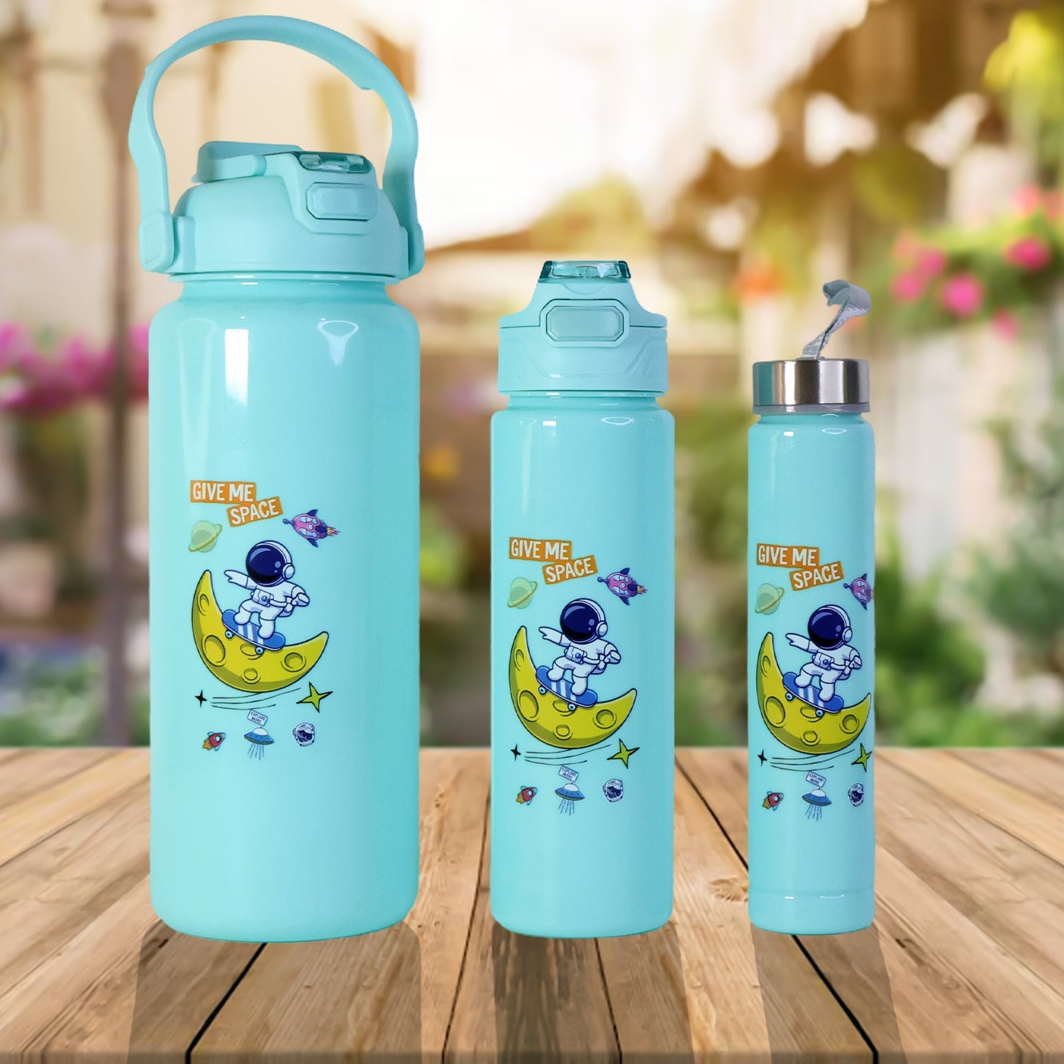 Premium Water Bottles 2000ml + 900ml + 300ml  - (Set) Premium Water Bottles 2000ml + 900ml + 300ml  - (Set)